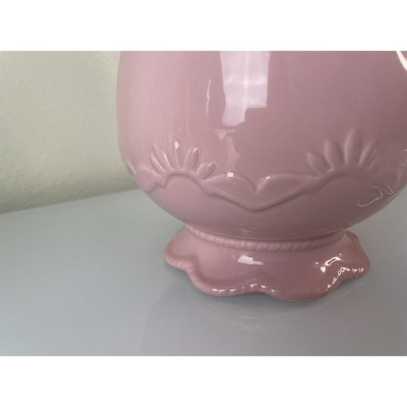 2004 A Special Place Pink Pitcher, Vase for Floral Arrangement, 7.75” - Picture 3 of 10